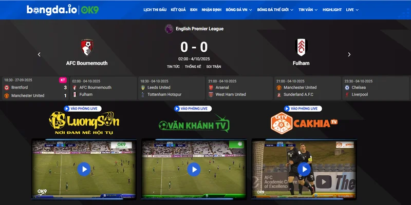 Bongda.io điểm đến toàn diện cho fans bóng đá